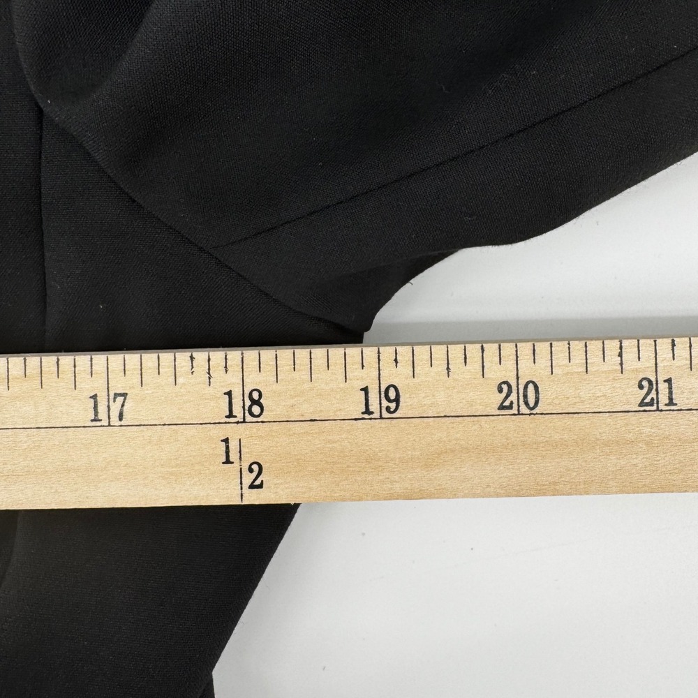 Ann Taylor Black Two-Button Blazer Lined Jacket Women Sz 12 Professional Career - Picture 5 of 12